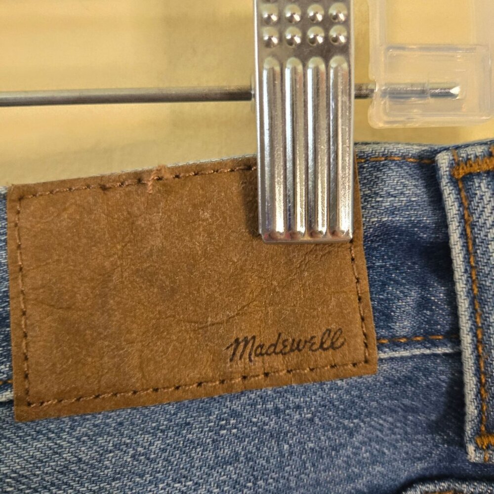 Madewell Low Slung Baggy Jeans Button Fly 5 Pockets Hamburg Wash Tall Size 29T - Picture 10 of 14